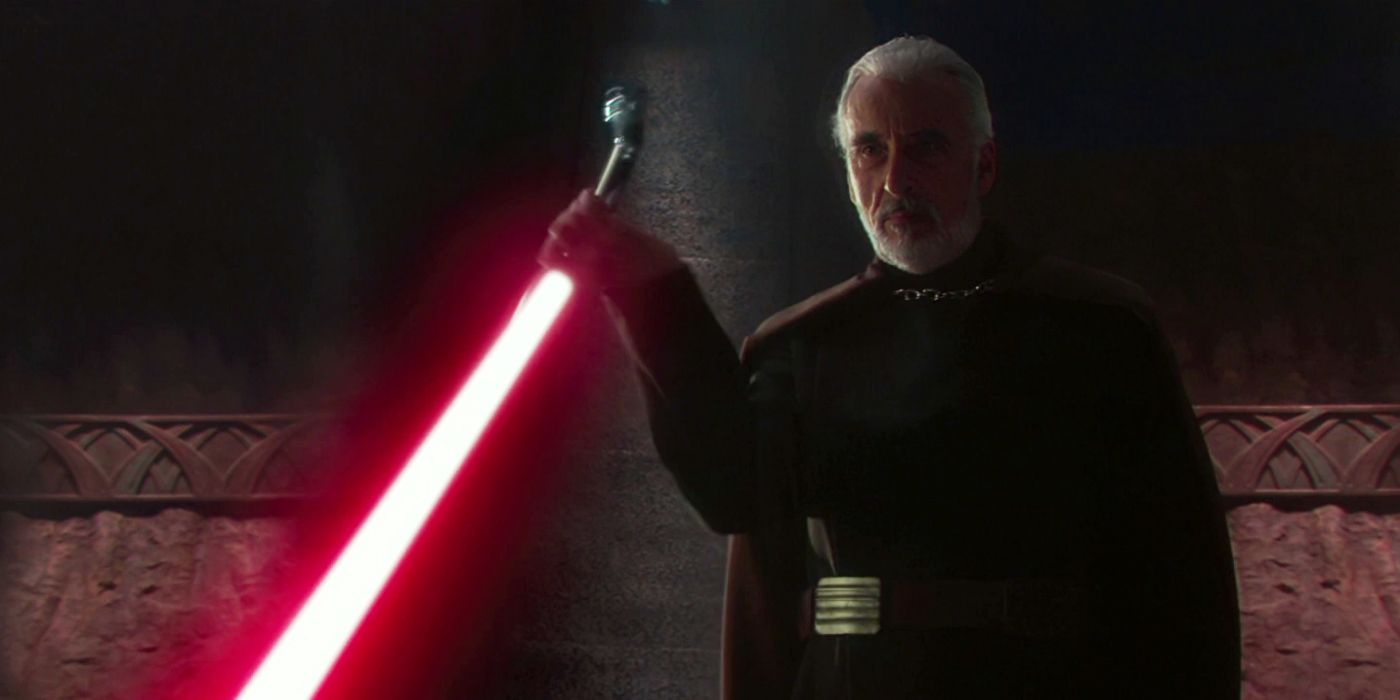 Count Dooku's Curved Lightsaber