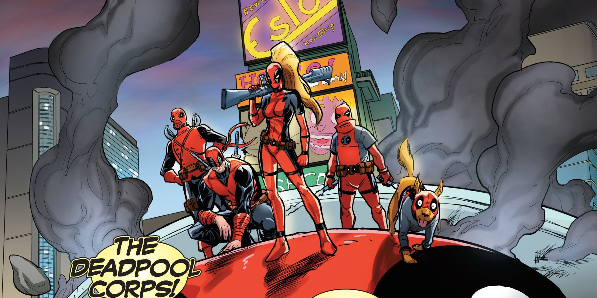 The Deadpool Corps from Marvel Comics