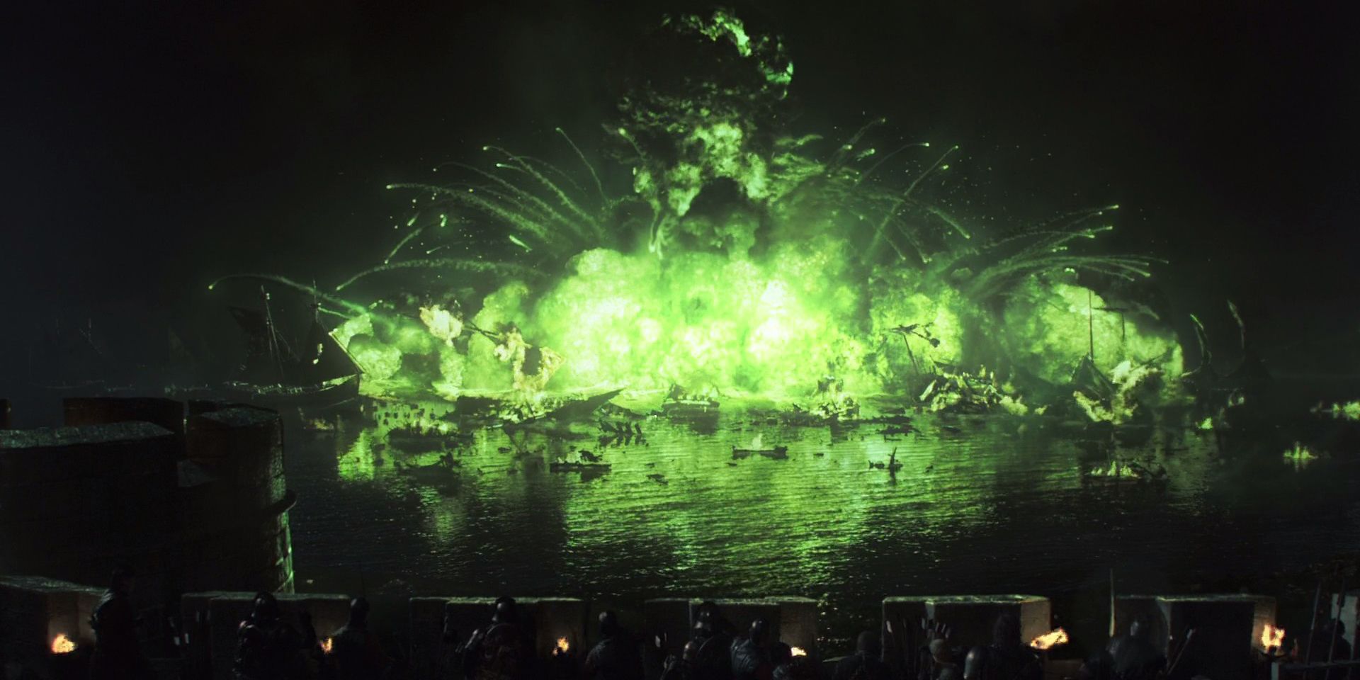 Explosion At The Battle Of Blackwater on Game of Thrones