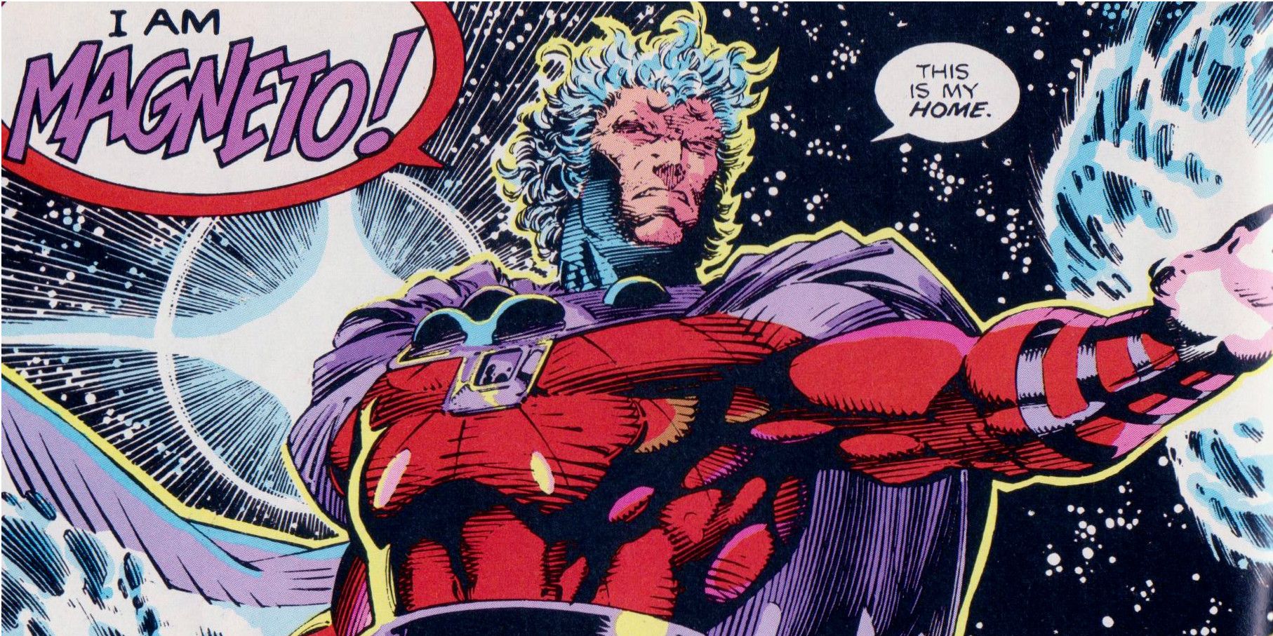 X-Men's Magneto In Outer Space