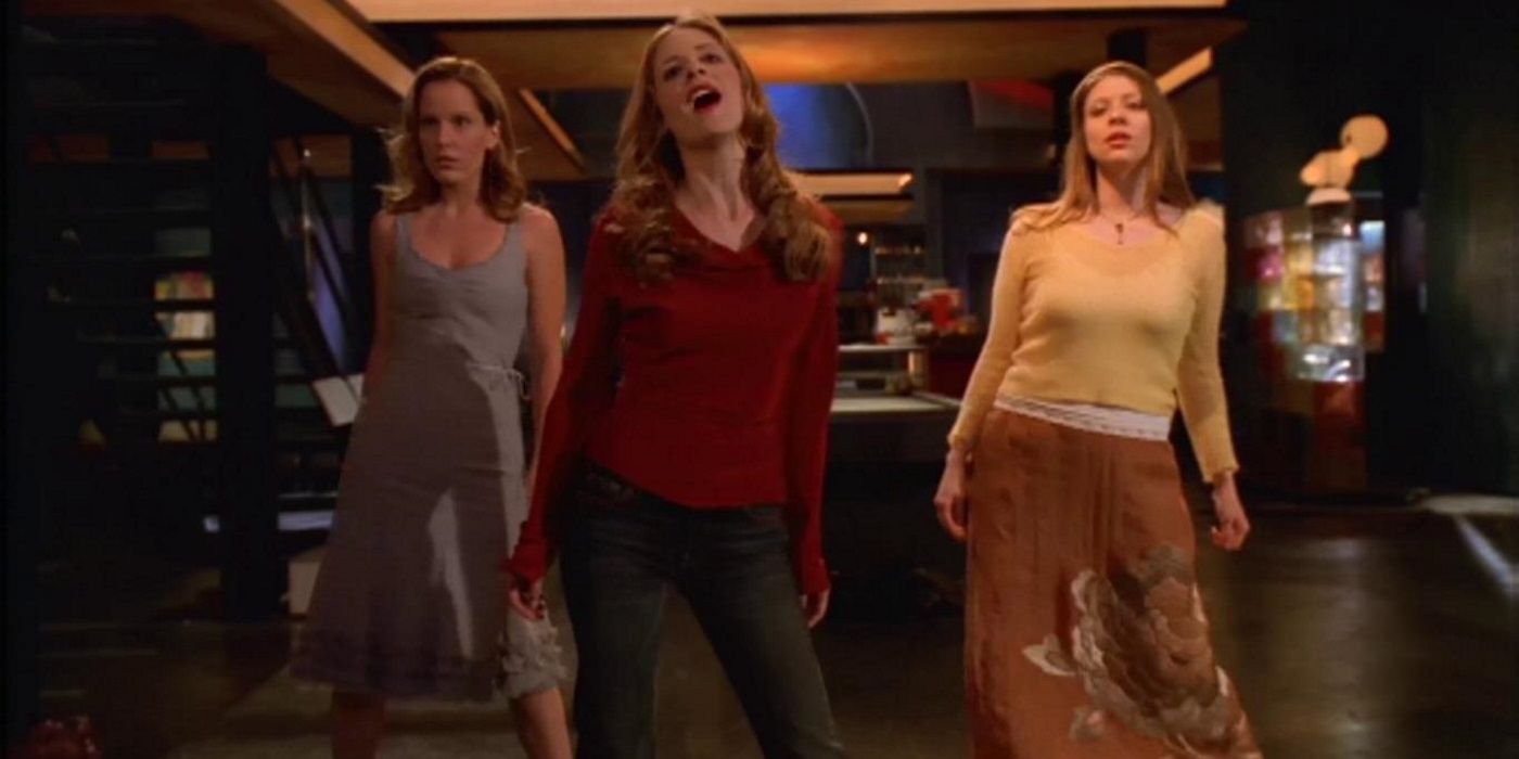 Anya, Buffy and Tara in Once More, With Feeling