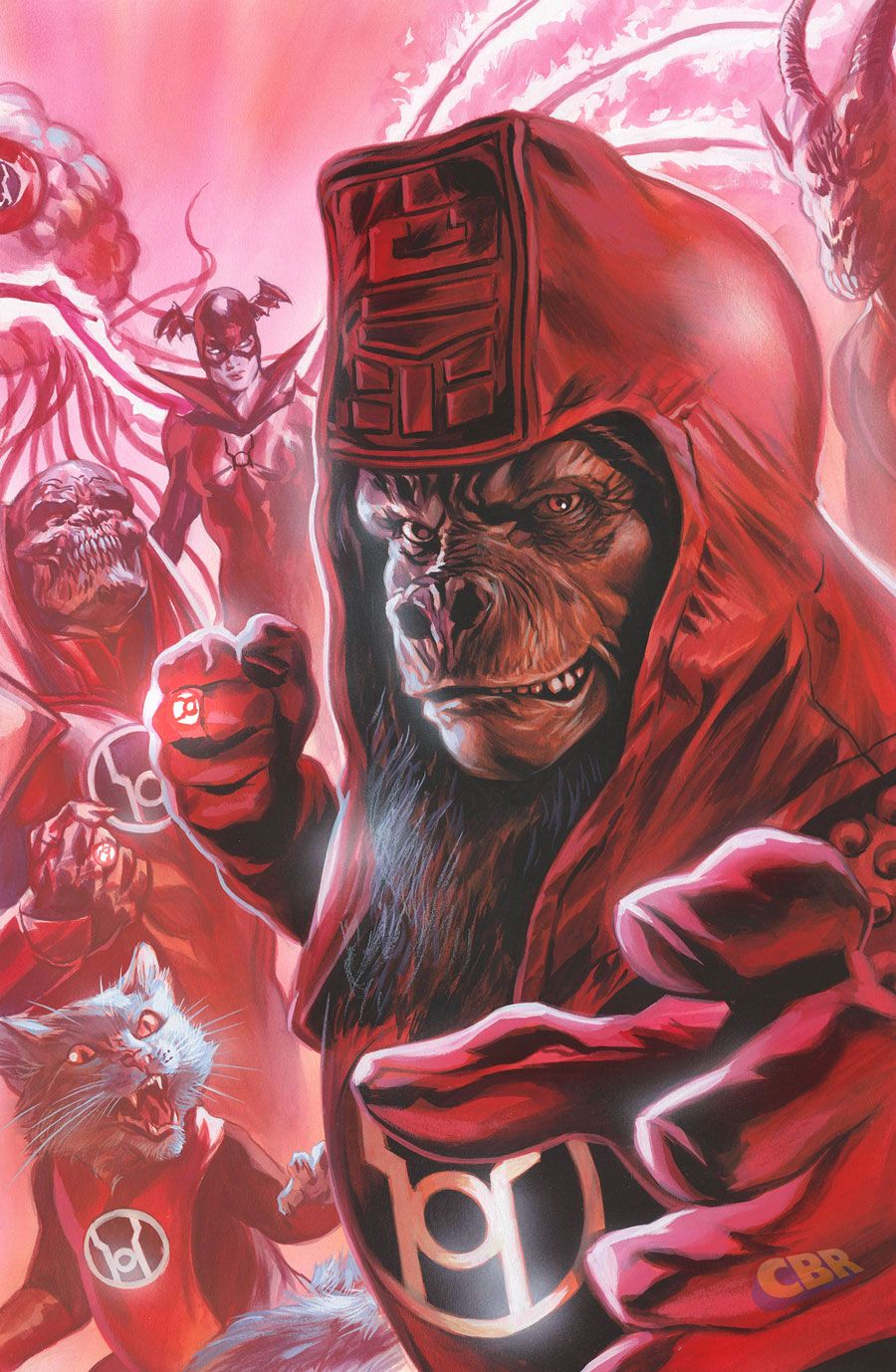 Planet of the Apes/Green Lantern #3 spectrum variant