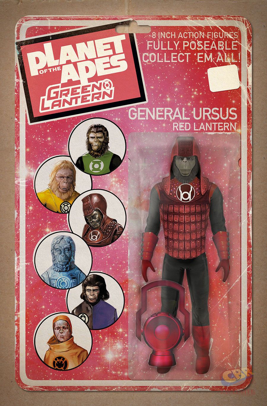 Planet of the Apes/Green Lantern #3 action figure variant
