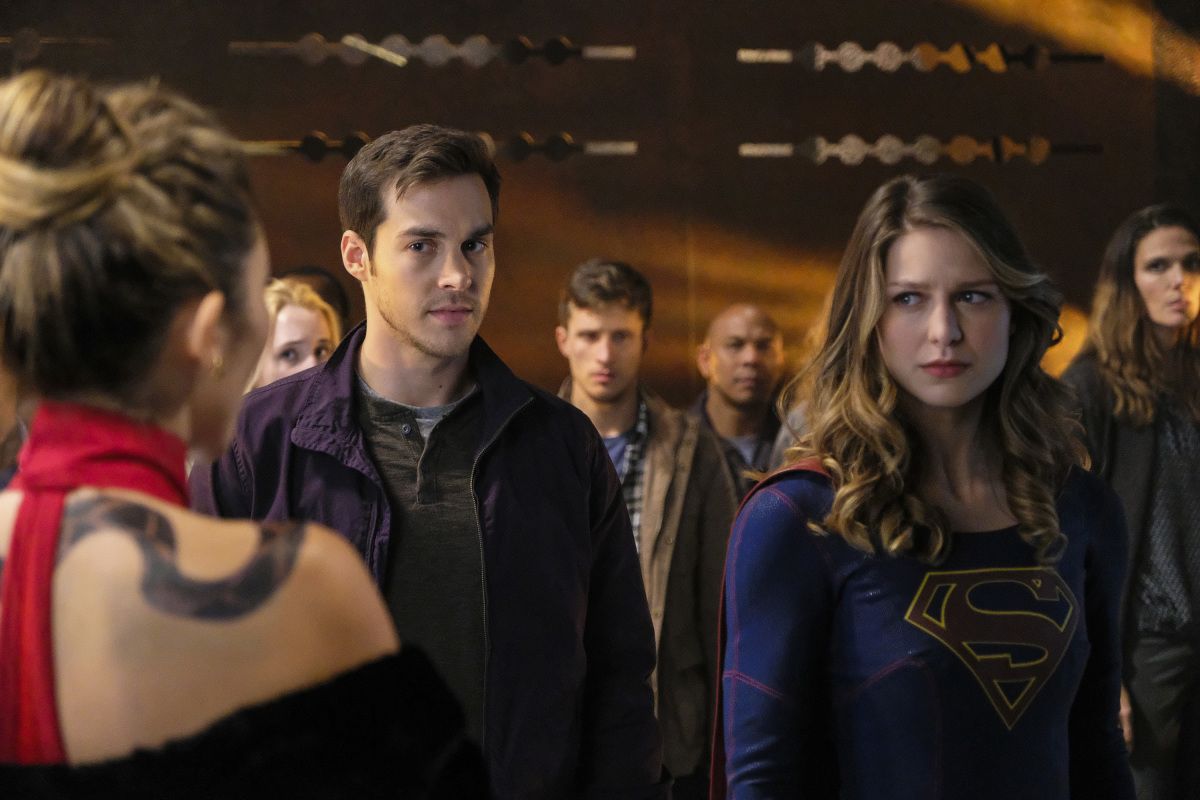 Supergirl -- Supergirl Lives -- Image SPG209b_0078.jpg -- Pictured: (L-R) Dichen Lachman as Roulette, Chris Wood as Mike/Mon-El and Melissa Benoist as Kara/Supergirl -- Photo: Robert Falconer/The CW -- ÃÂ© 2017 The CW Network, LLC. All Rights Reserved