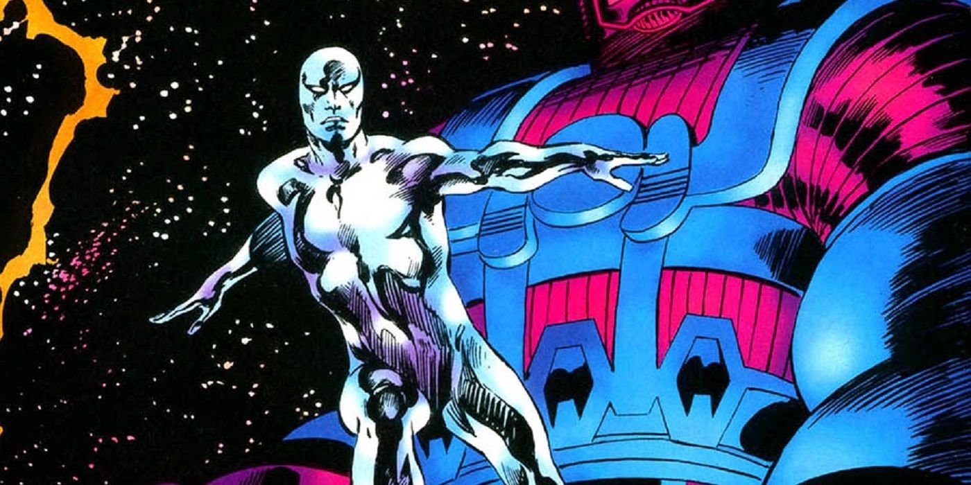Silver Surfer and Galactus in Silver Surfer
