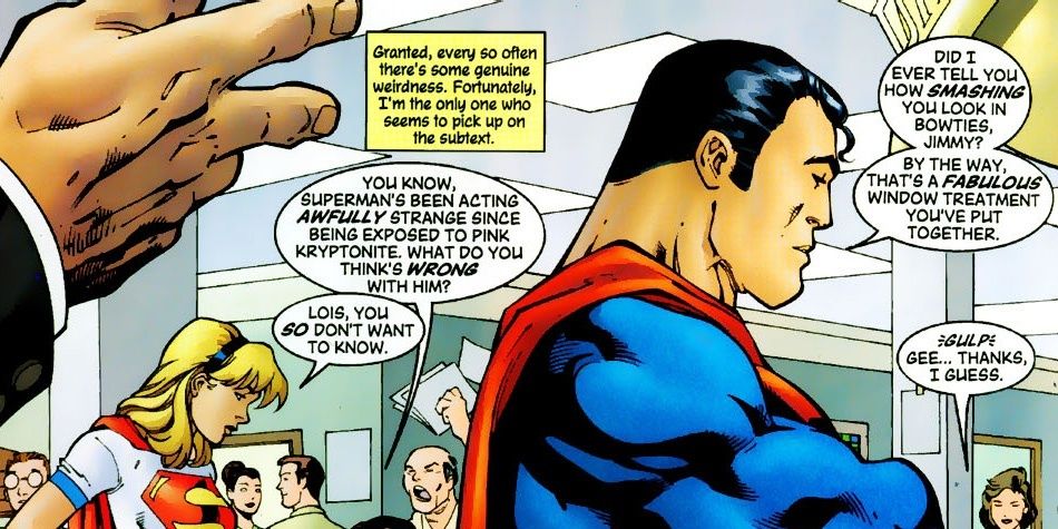 Superman Exposed To Pink Kryptonite in Supergirl