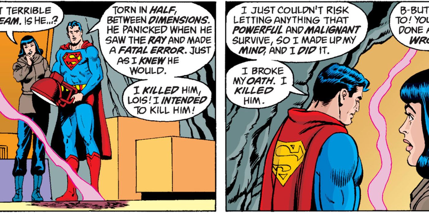Superman Kills MXYZPTLK In Whatever Happened To The Man of Tomorrow
