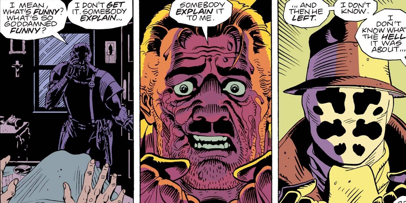 The Comedian Has Emotional Breakdown in Watchmen