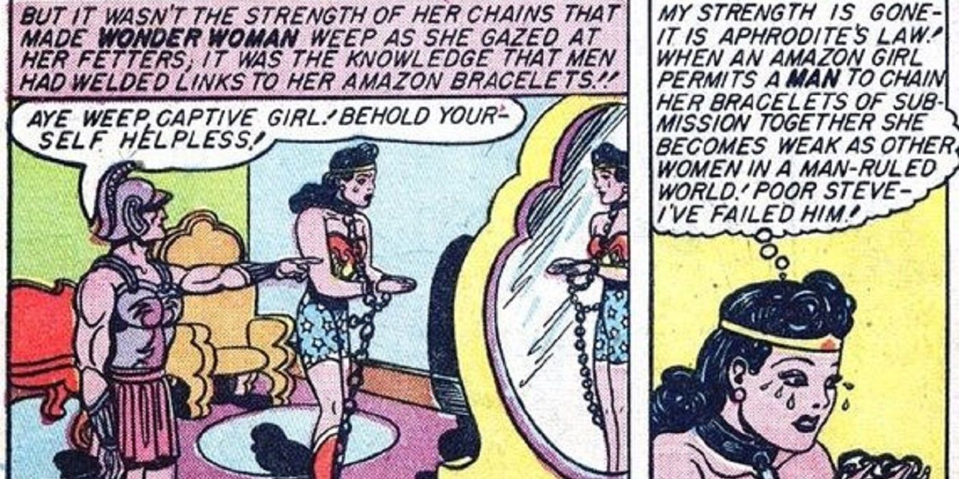 Wonder Woman Wrists Tied