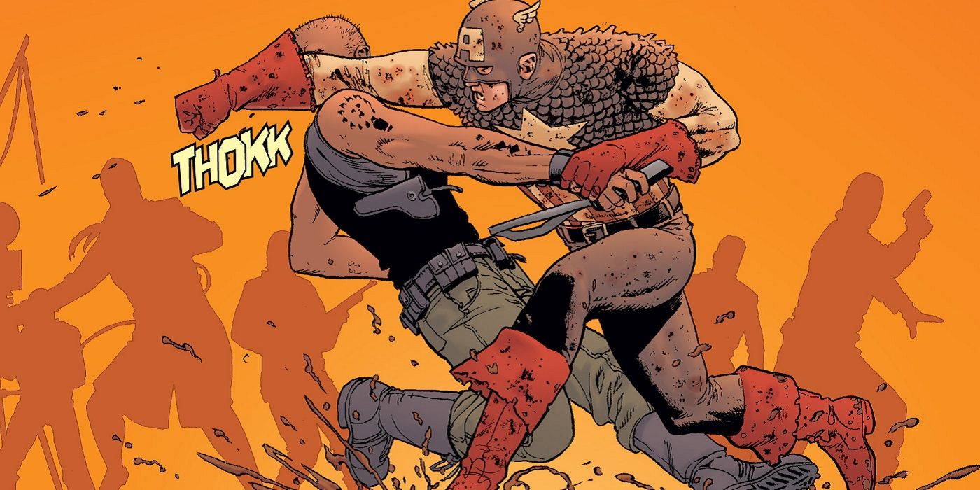 Captain America Punches Terrorist Al-Tariq 