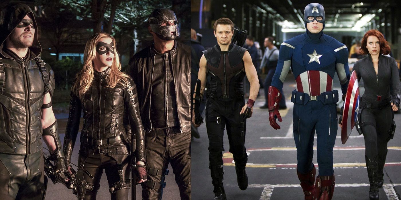 Arrow Cast Avengers Cast