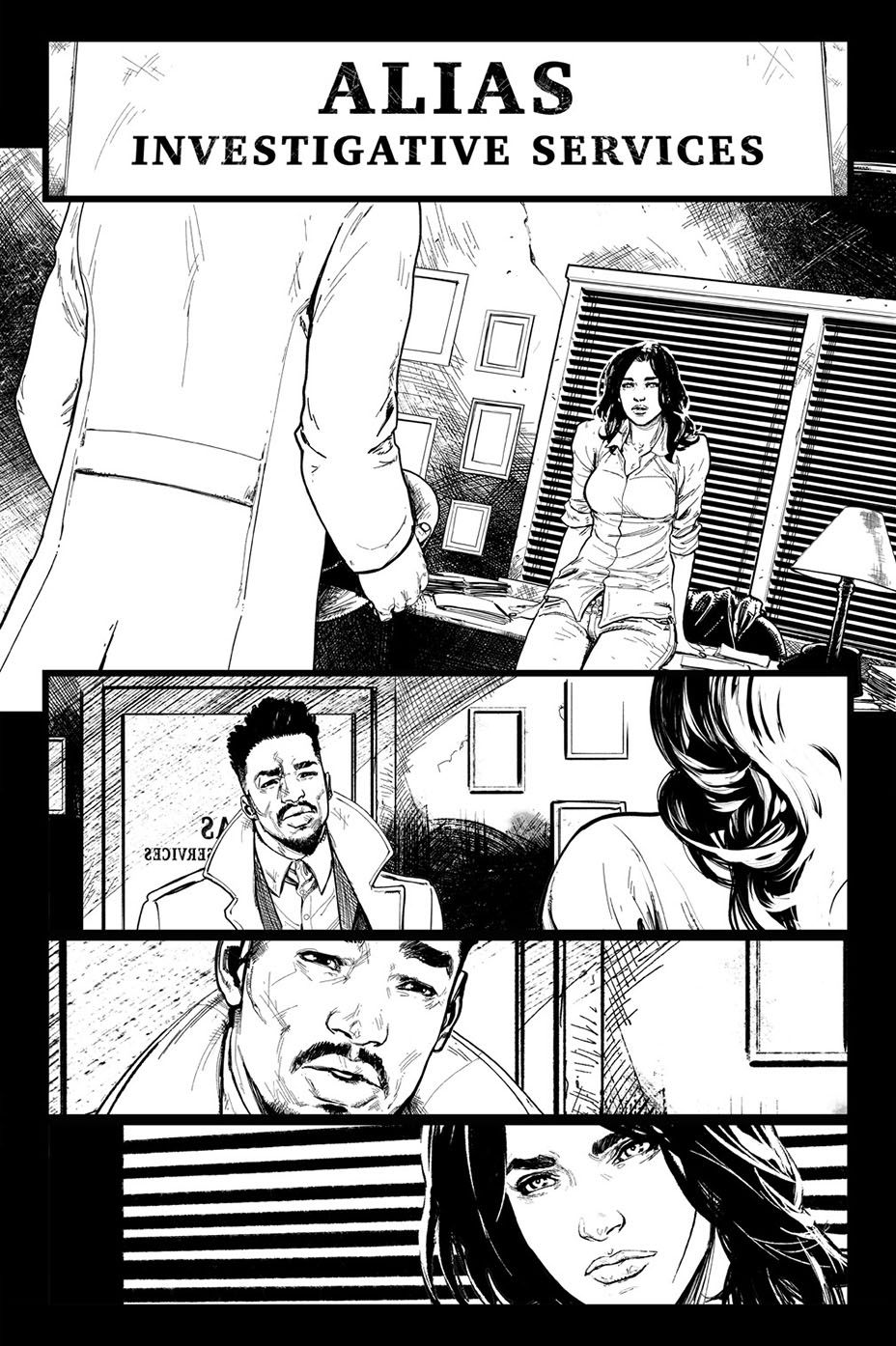 A page from Marvel&#039;s Free Comic Book Day story by Brian Bendis and David Marquez