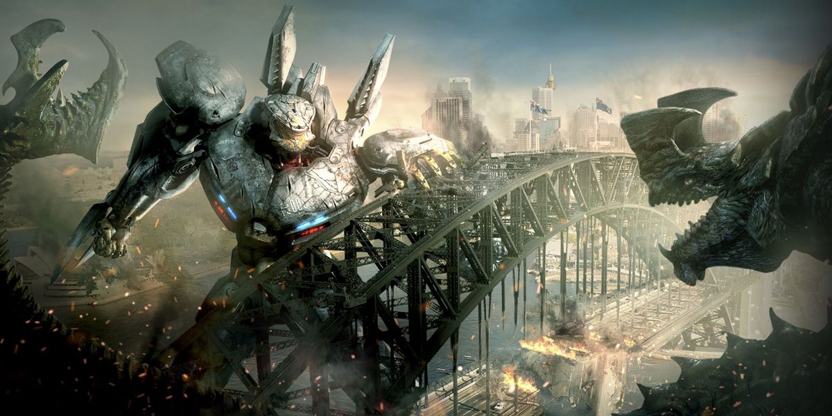 Kaiju and Jaeger war in Pacific Rim