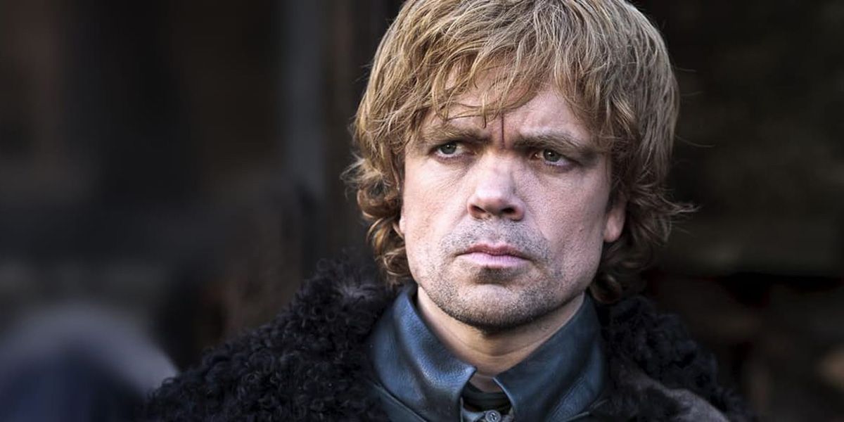 Tyrion Lannister looking concerned on Game of Thrones