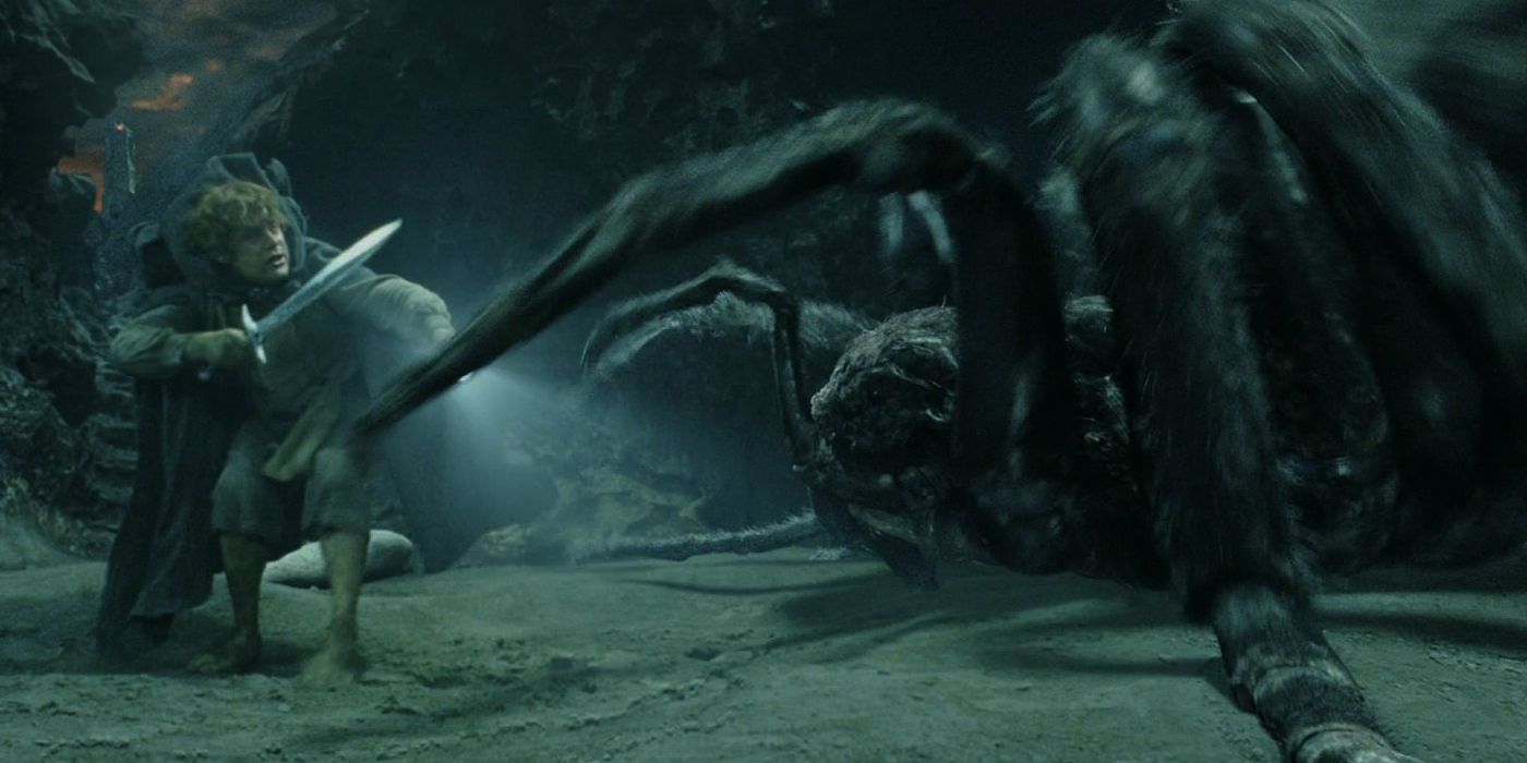 the hobbit mirkwood spiders