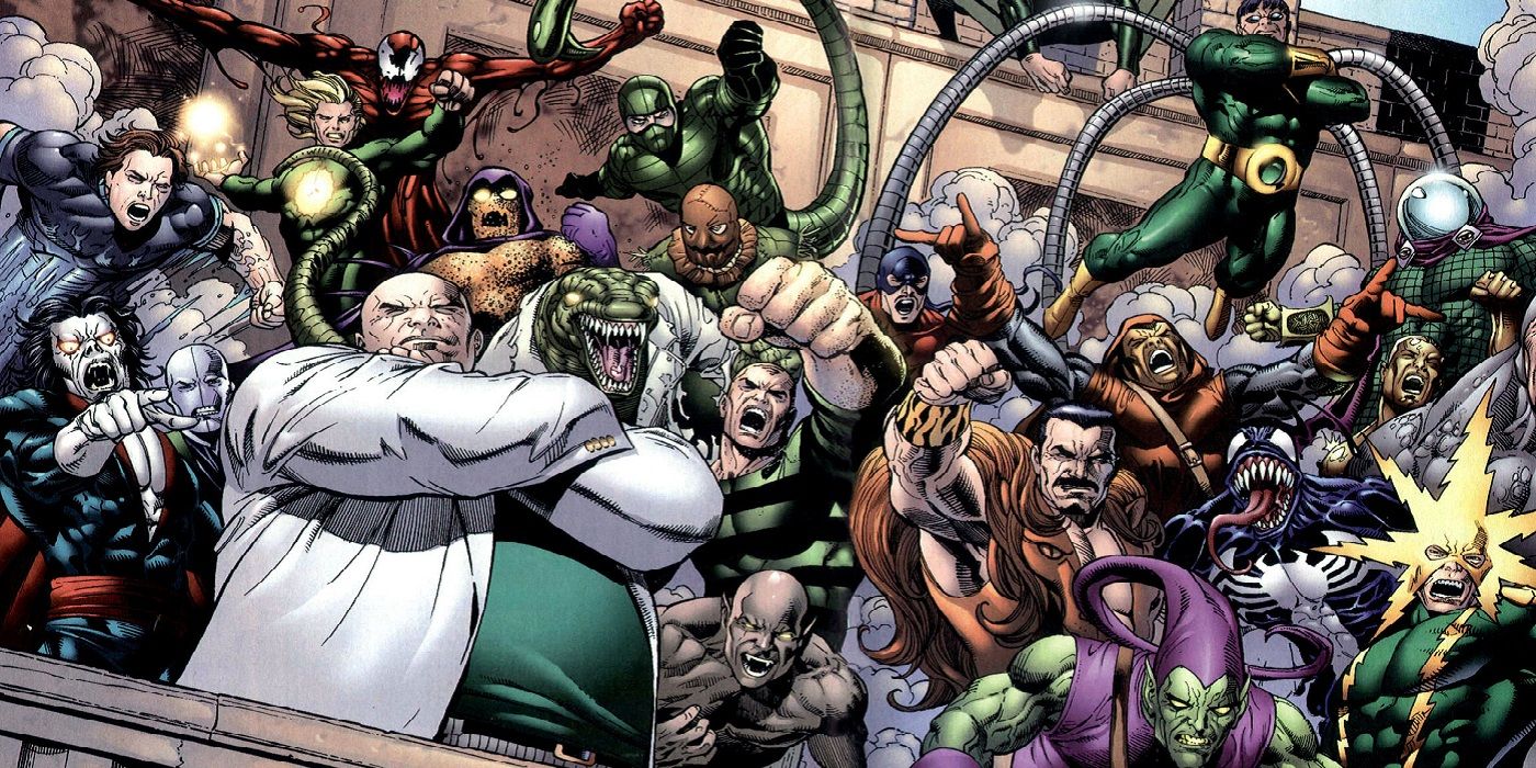 Spider-Man's rogue gallery in the comics