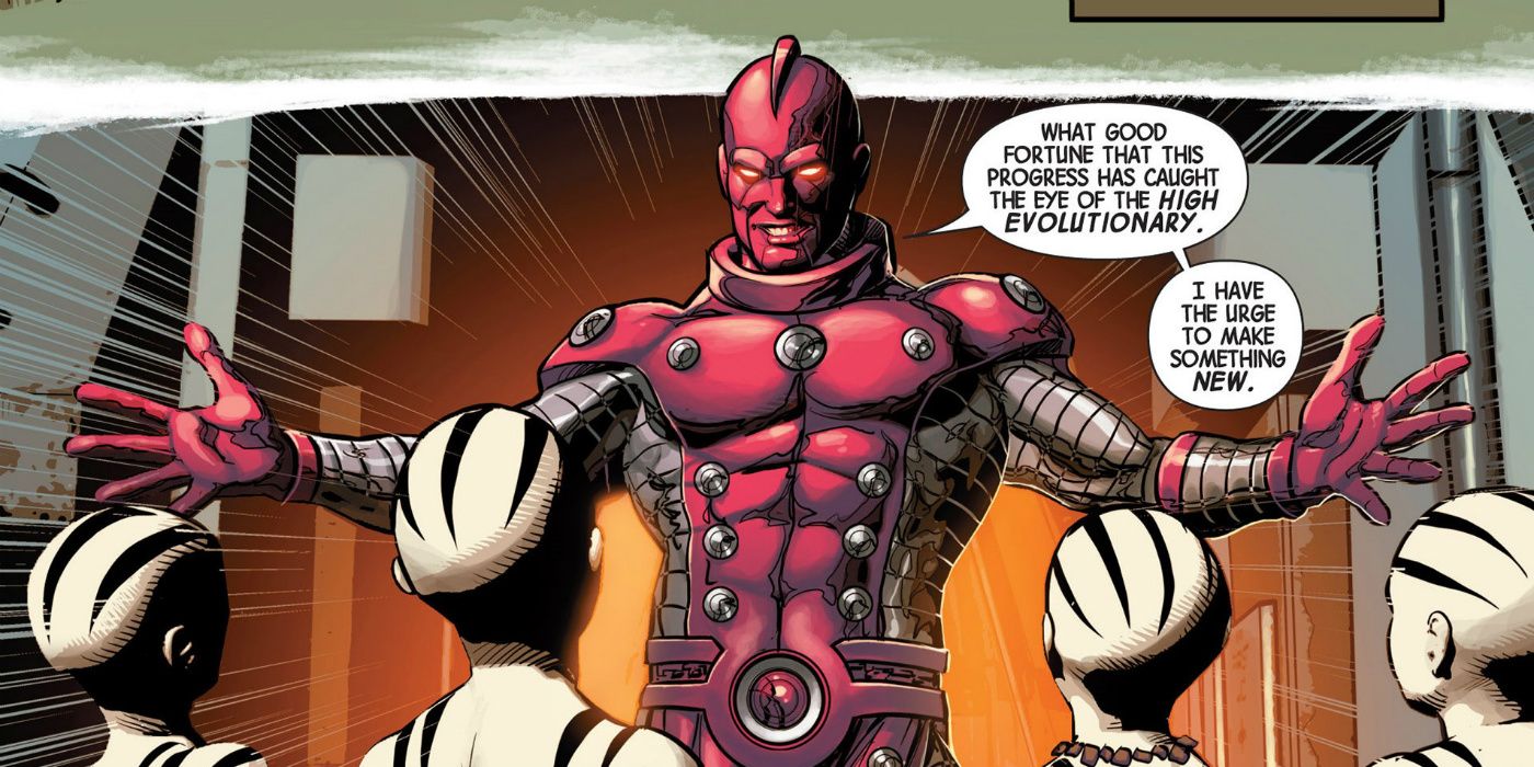 The High Evolutionary addresses his children in Marvel Comics