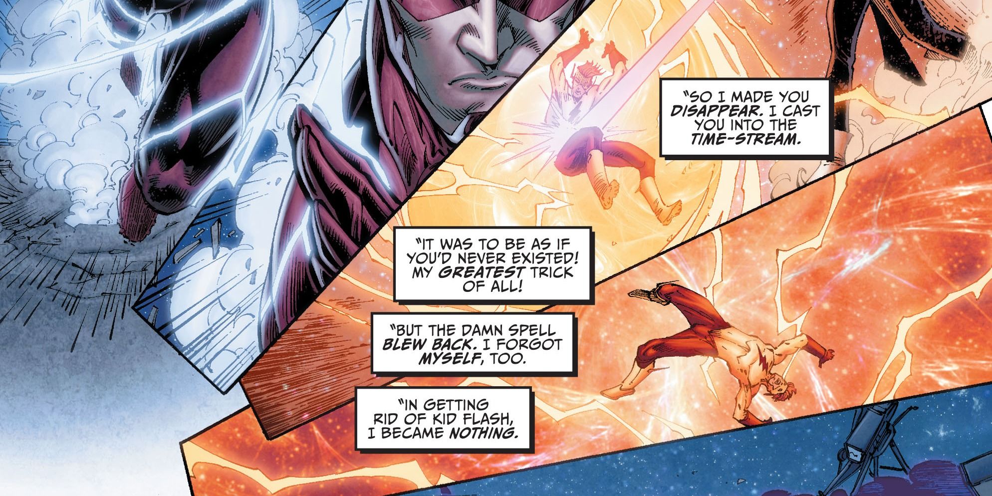 Abra Kadabra and Kid Flash, erased from history