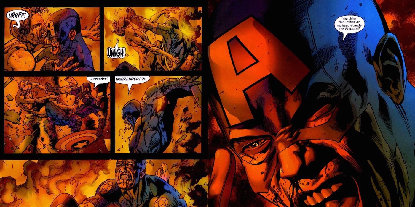 Ultimate Captain America disses France in Marvel Comics