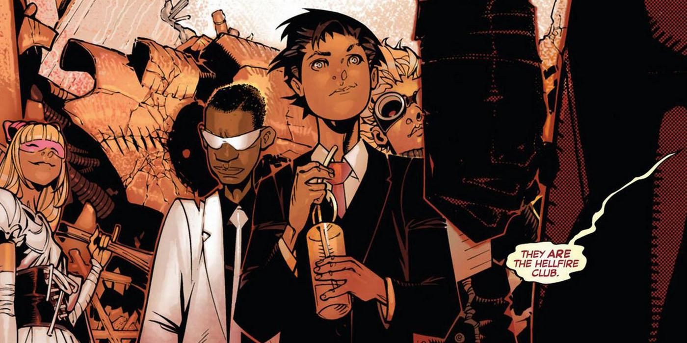 kade kilgore sips a drink in All-New All-Different Uncanny X-Men comic