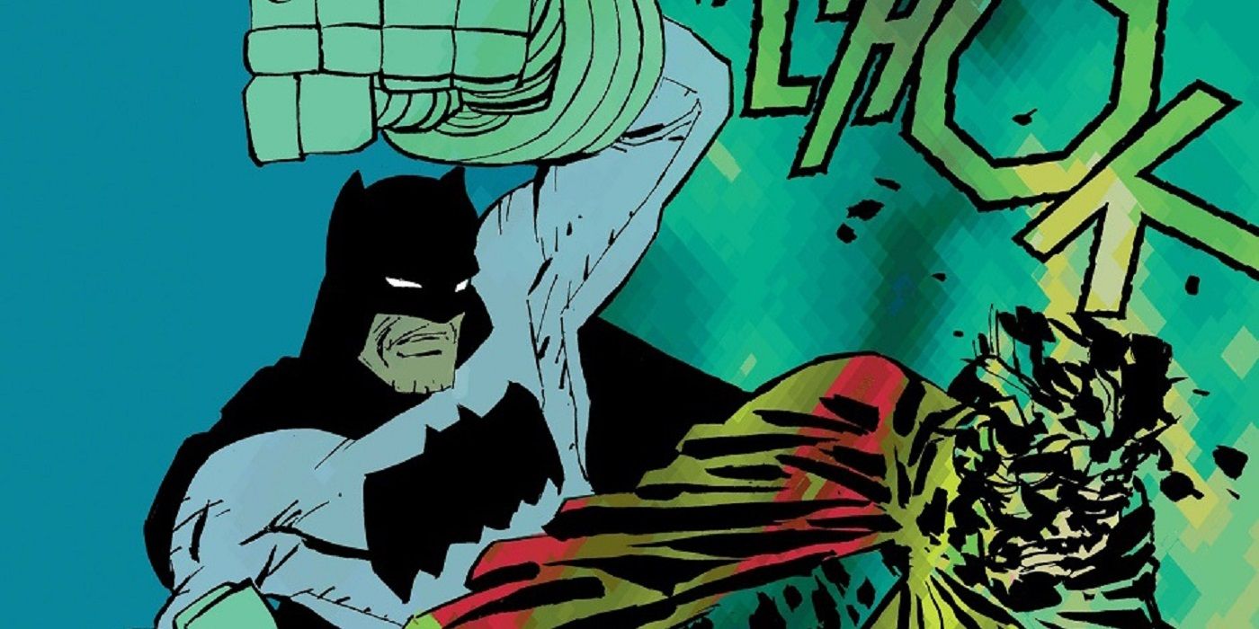 Batman Giant Fists in DC Comics' The Dark Knight Strikes Again