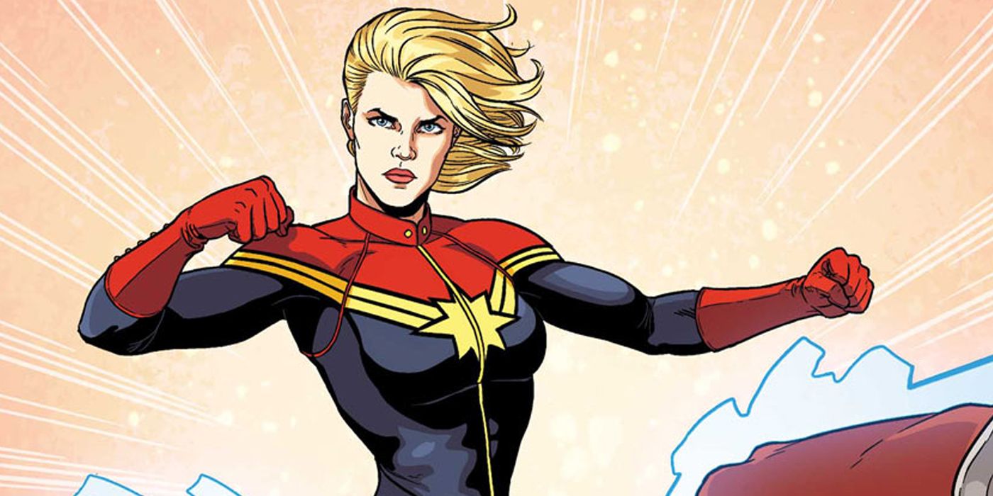 Captain Marvel drawn by Jamie McKelvie