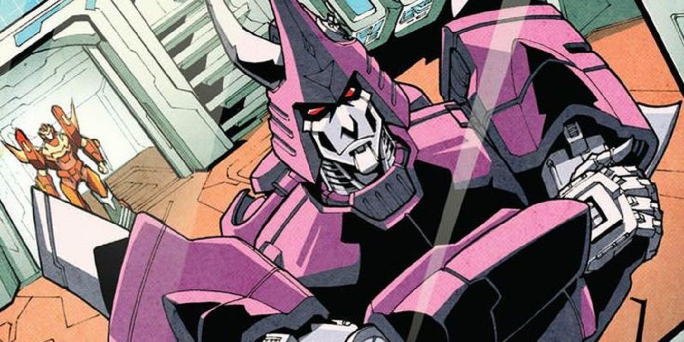 Cyclonus from Transformers: MTMTE frowning