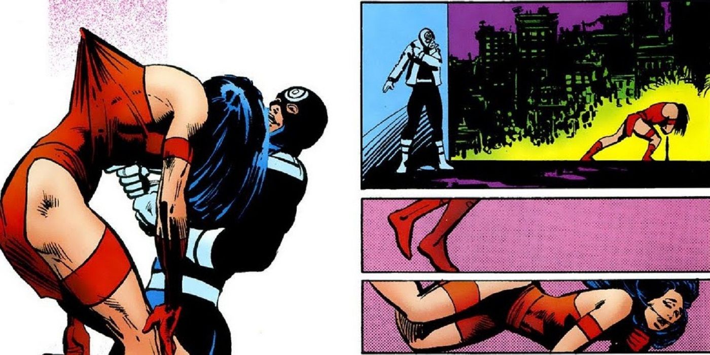 Death of Elektra in Daredevil