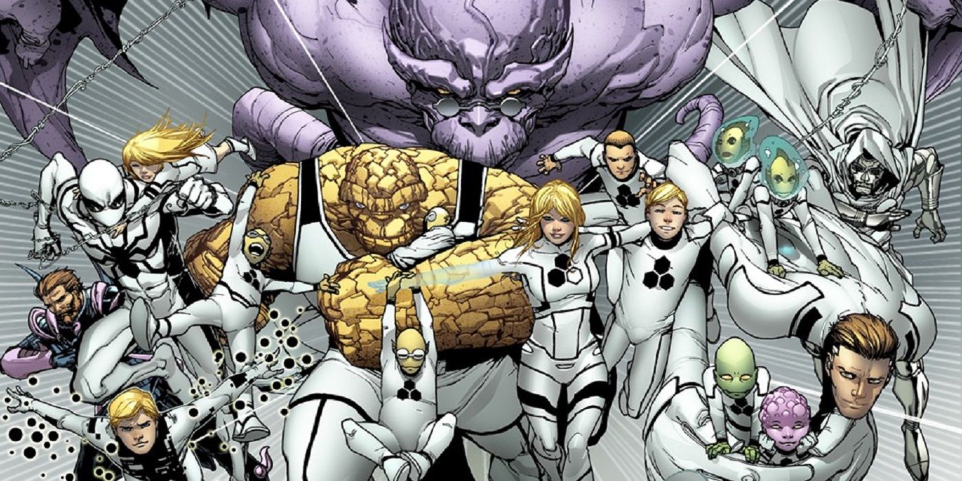 Every member of the Future Foundation from Marvel Comics