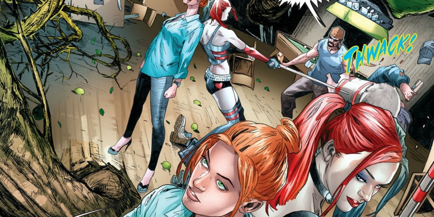 Harley Quinn Ivy Bar fight