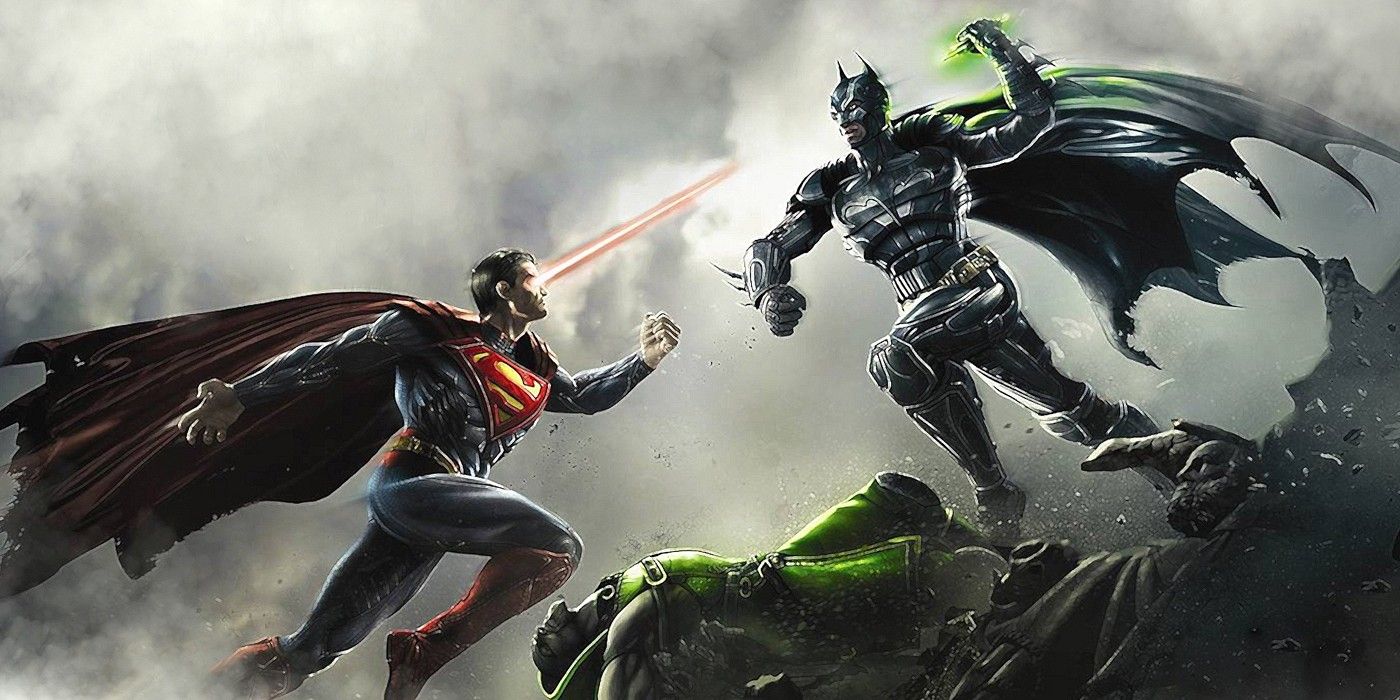 Injustice Superman Fighting Batman