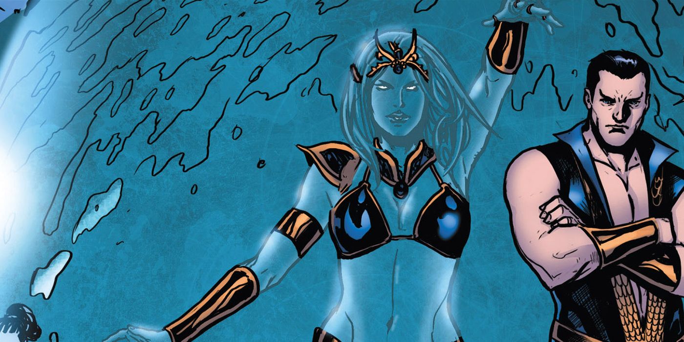 Invisible Woman and Namor