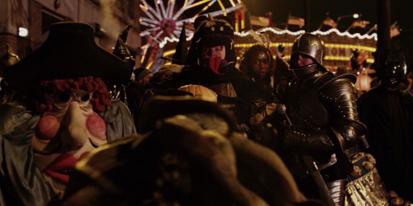 Mike Mignola and Guillermo del Toro cameo in Hellboy