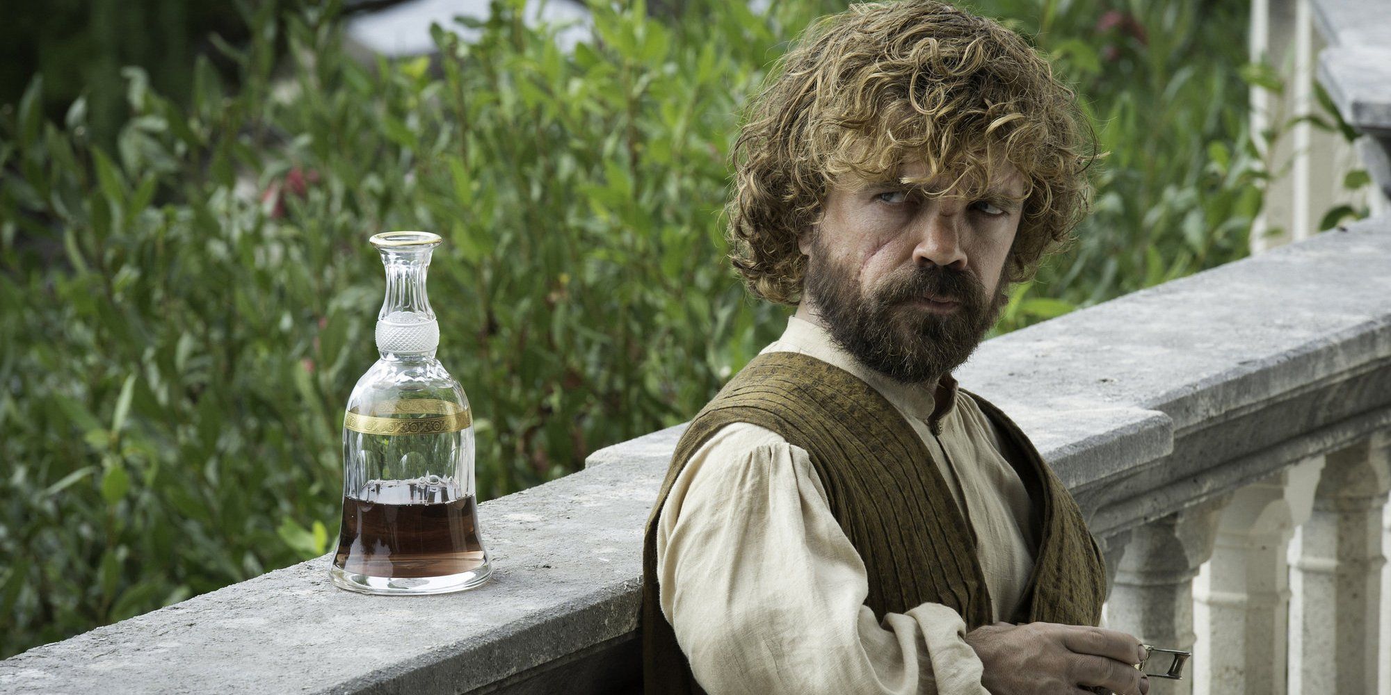 Tyrion drinking wine.
