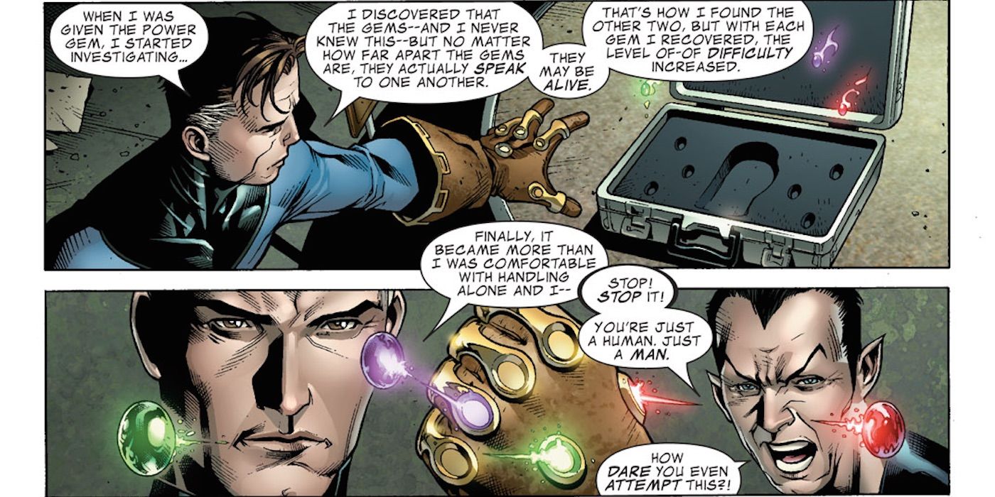 Reed Richards With The Infinity Gauntlet
