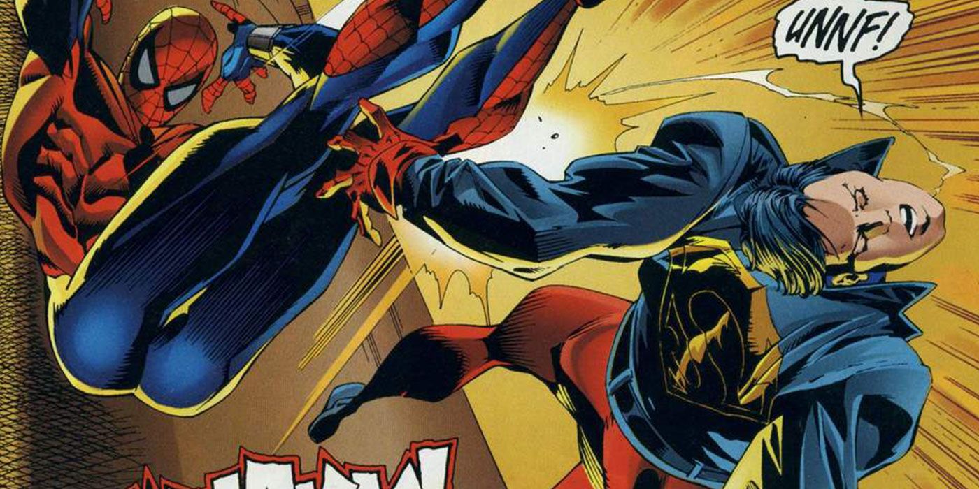 Spider-Man-Fights-Superboy