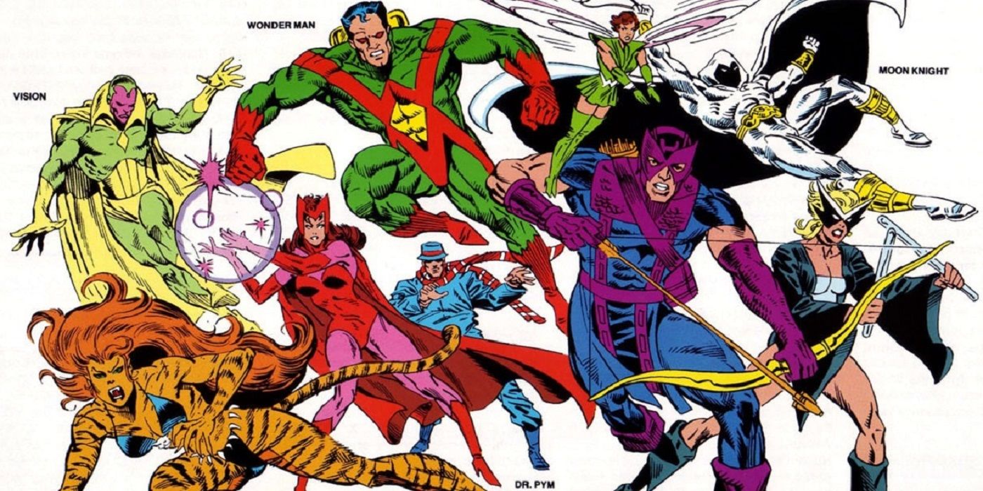 The roster of the West Coast Avengers