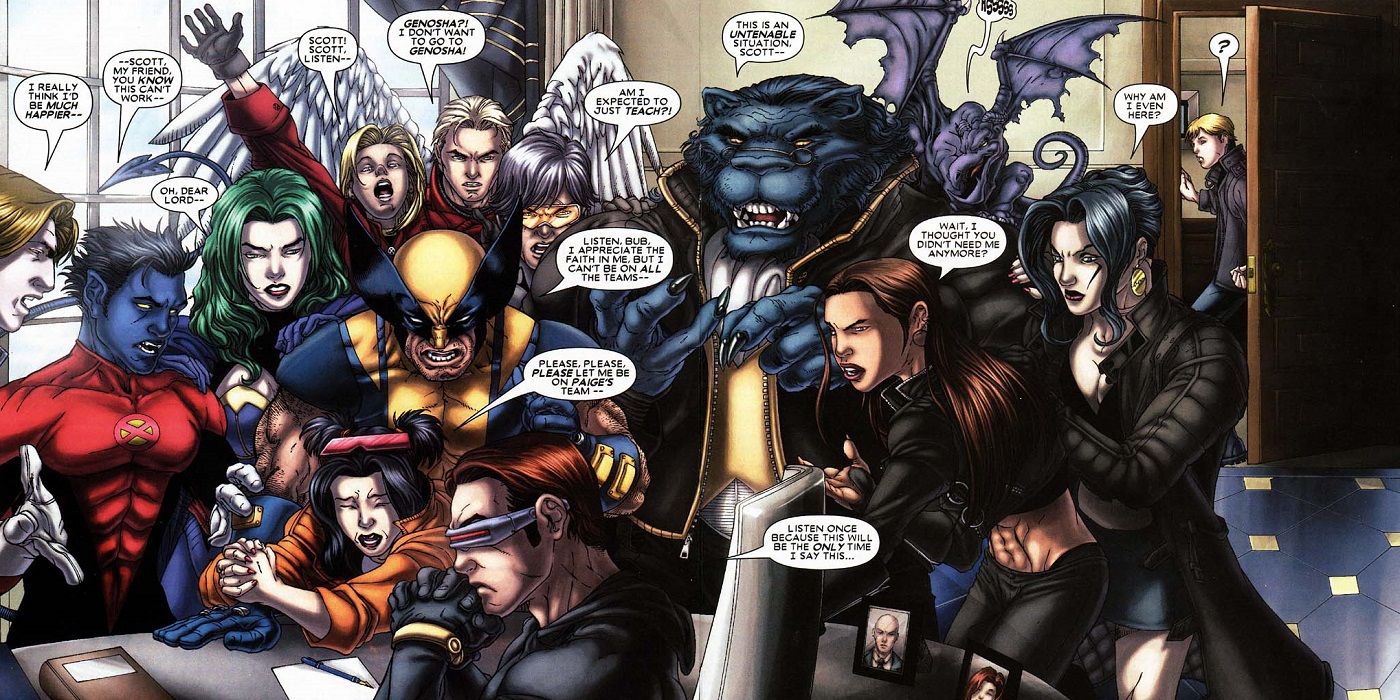 X-men team assignment