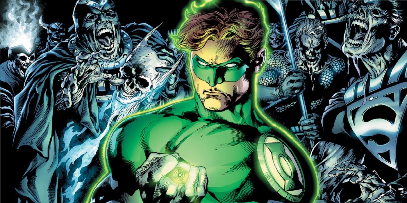 Green Lantern Vs. Resurrected Dead Heroes And Villains During Blackest Night