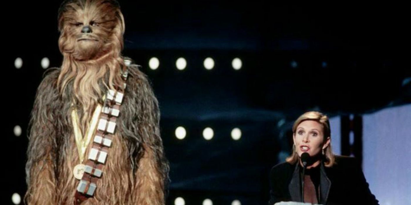chewbacca-and-carrie-fisher-at-mtv-awards