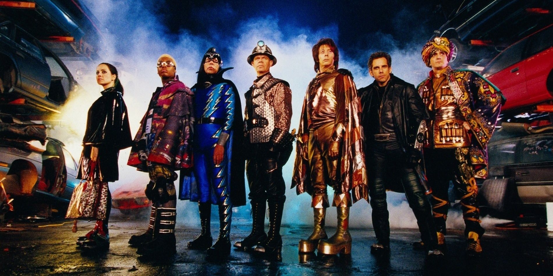 Mystery Men standing together