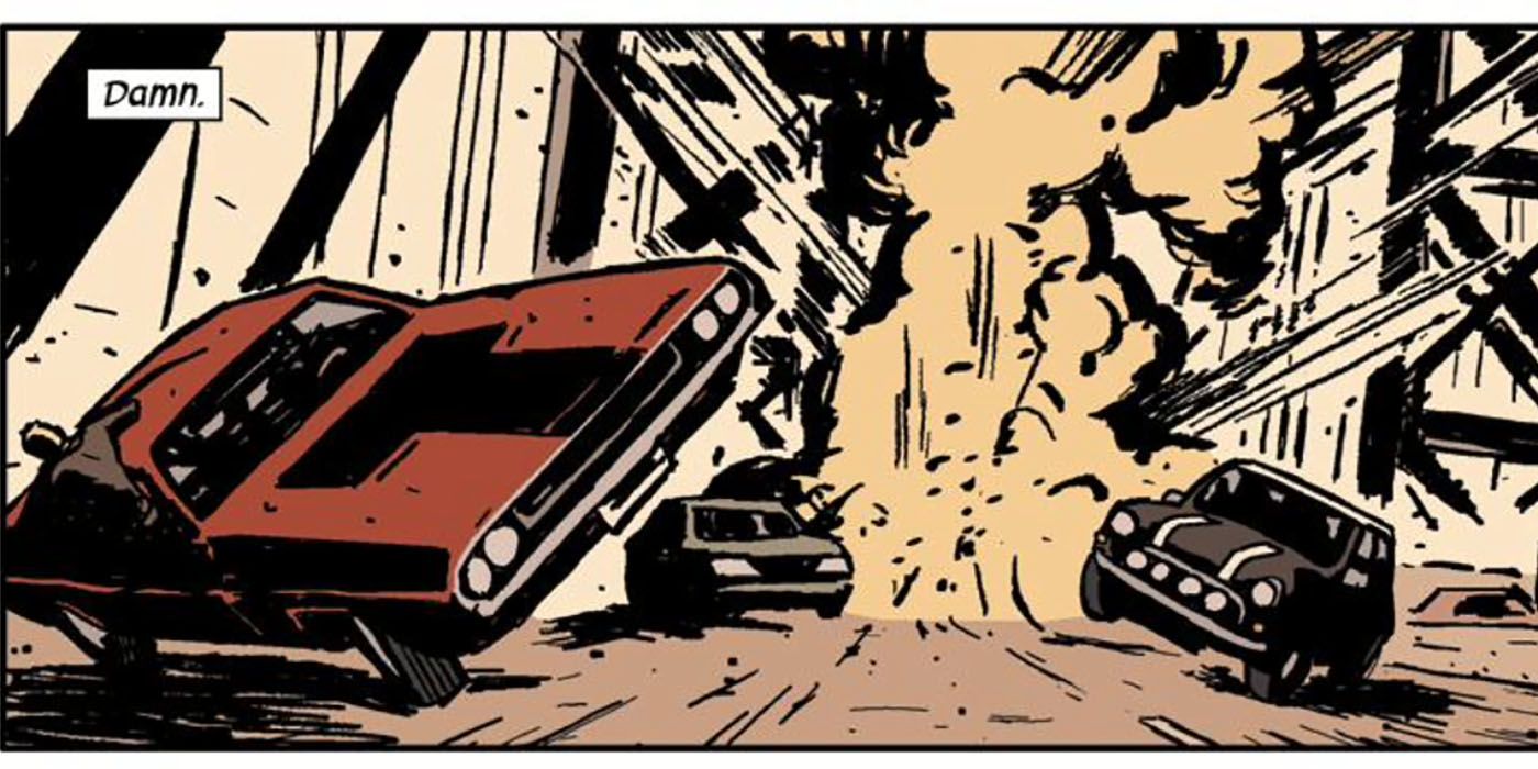 Marvel - Hawkeye Car Chase