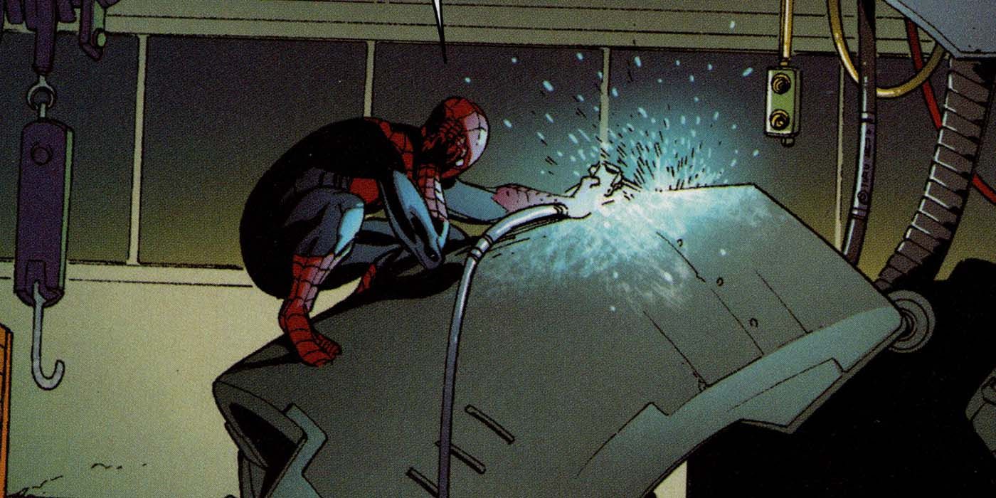Marvel Comics - The Superior Spider-Man in secret lair
