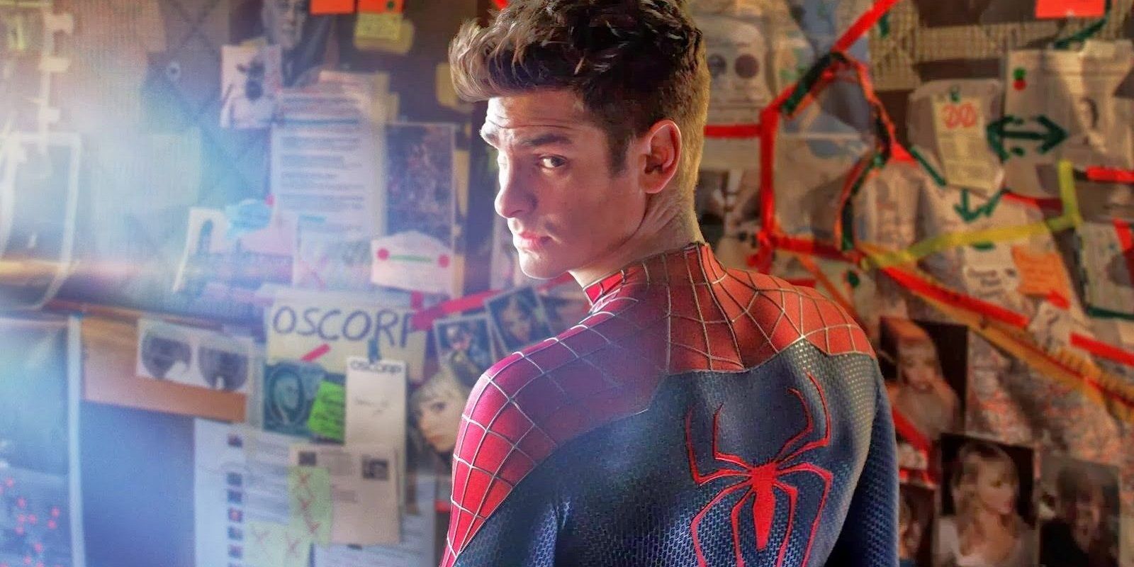 Andrew Garfield as Peter Parker in The Amazing Spider-Man 2
