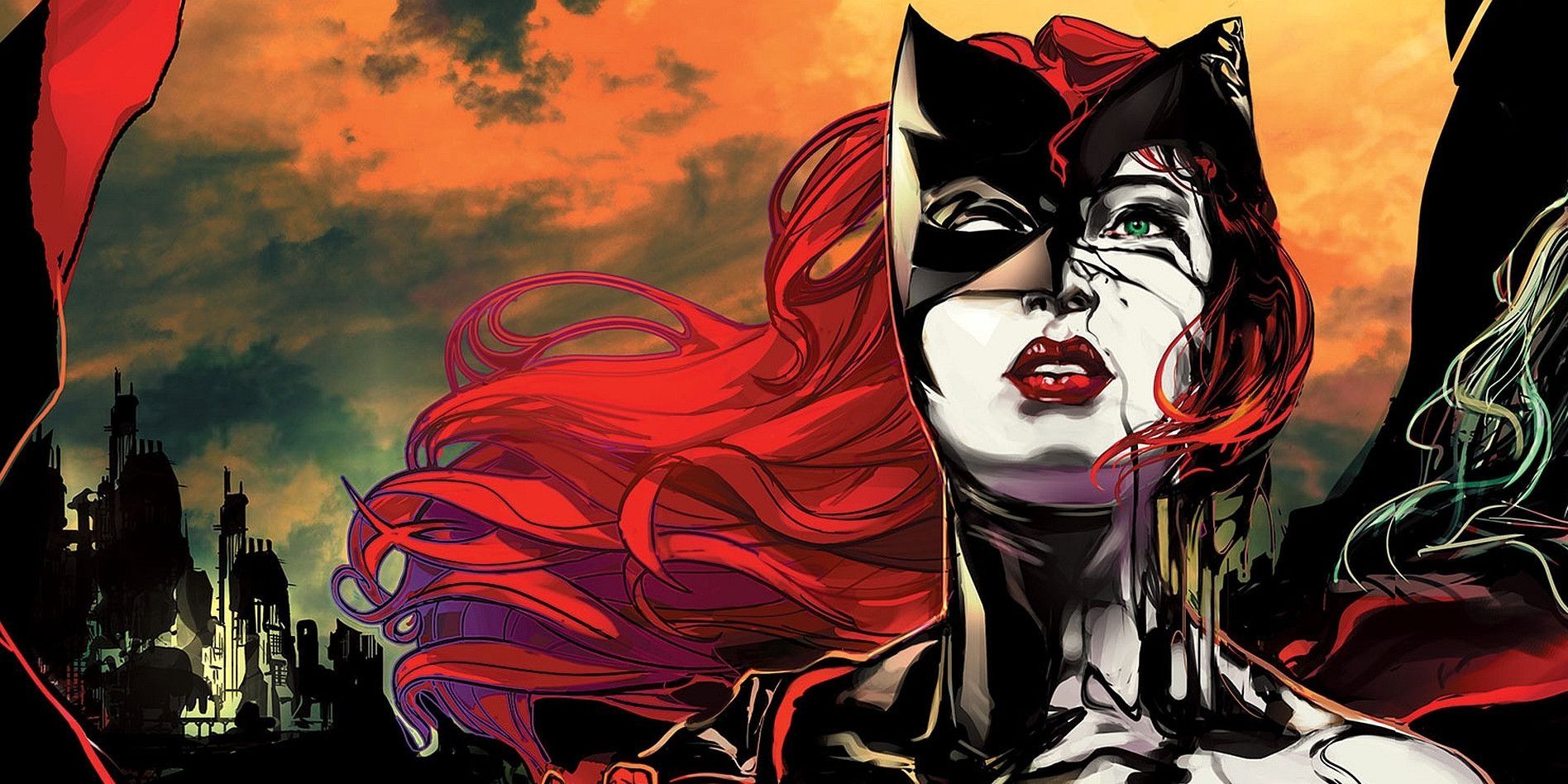Batwoman bloodied