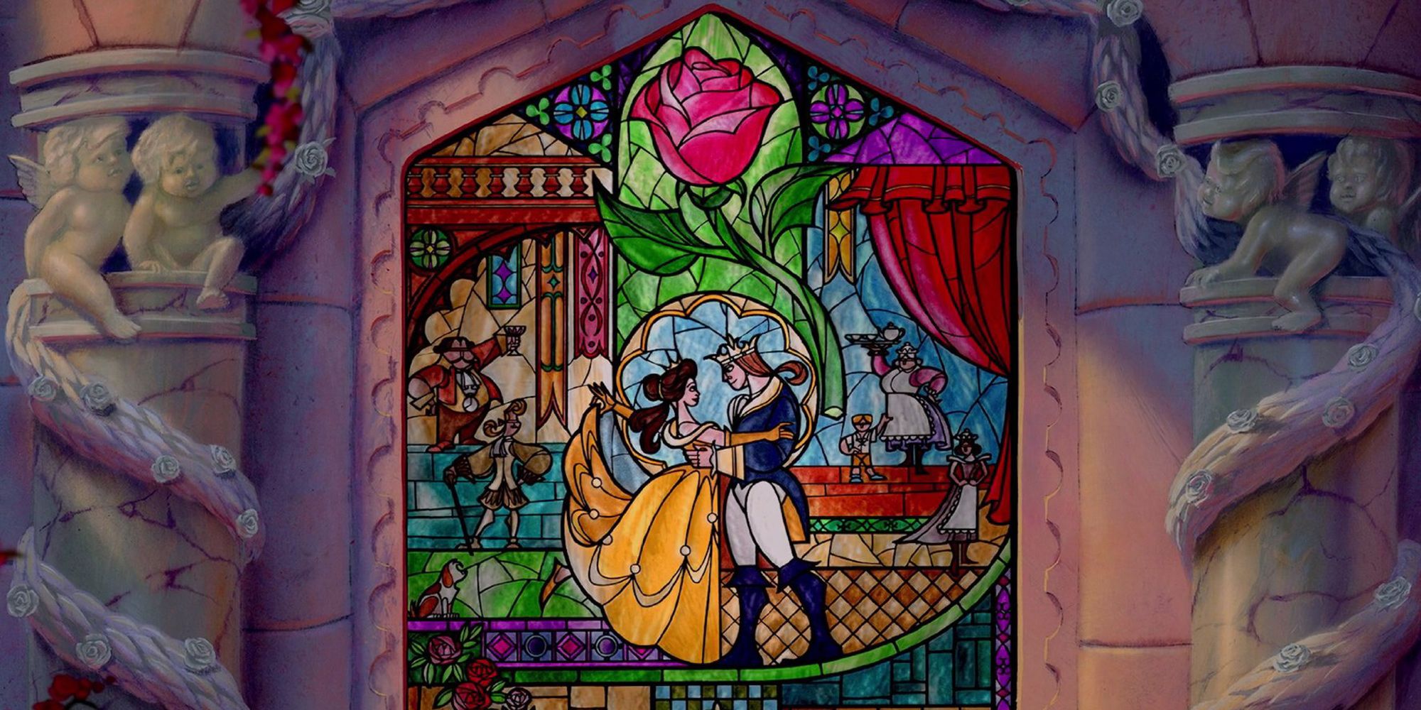 Beauty And The Beast Stainglass ending