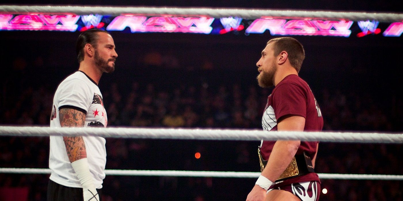 CM Punk faces off with Daniel Bryan in WWE
