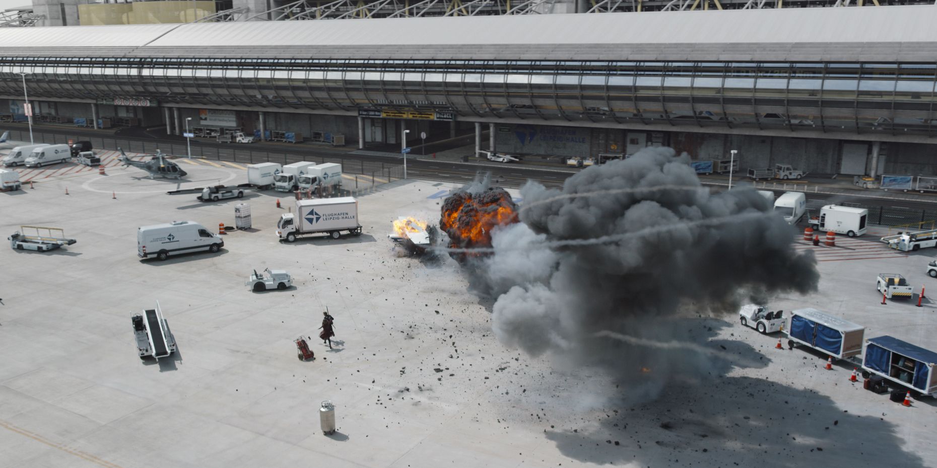 Captain America Civil War Airport Explosion