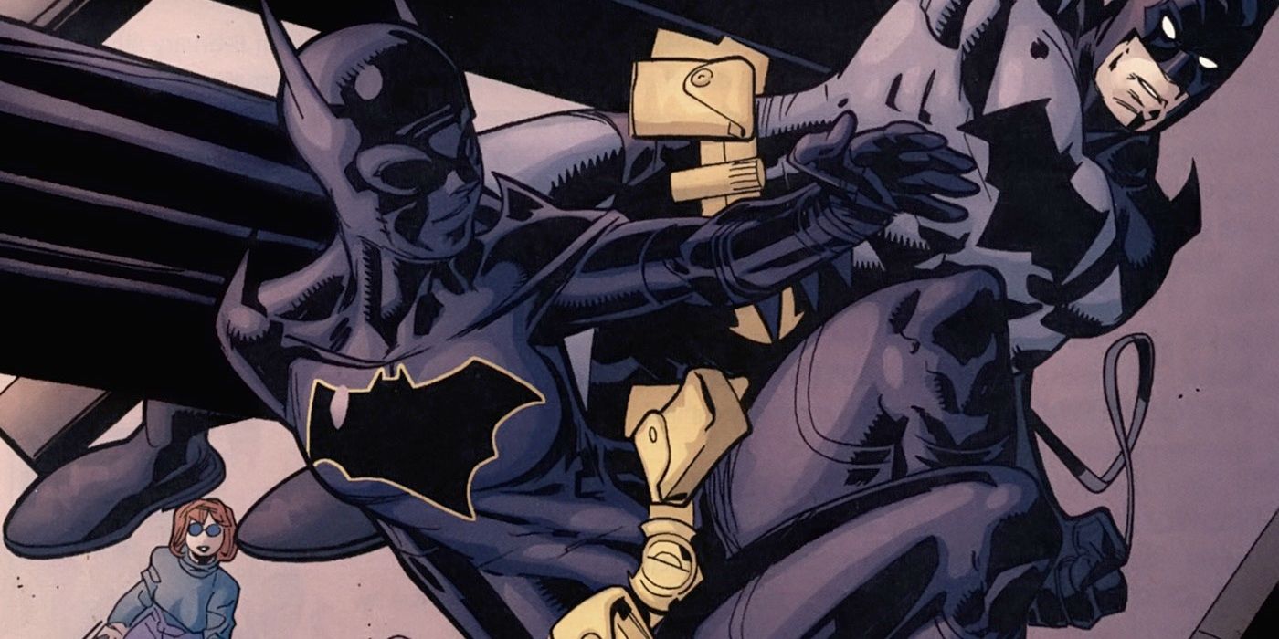 Cassandra Cain Batgirl fighting Batman