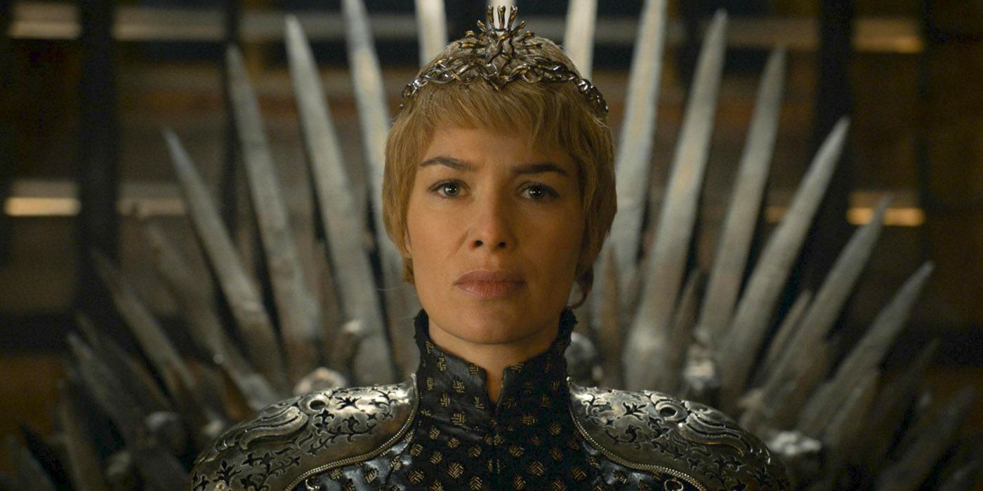 Cersei crowned on the Iron Throne